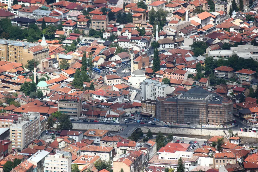 萨拉热窝 Sarajevo 老城夜色