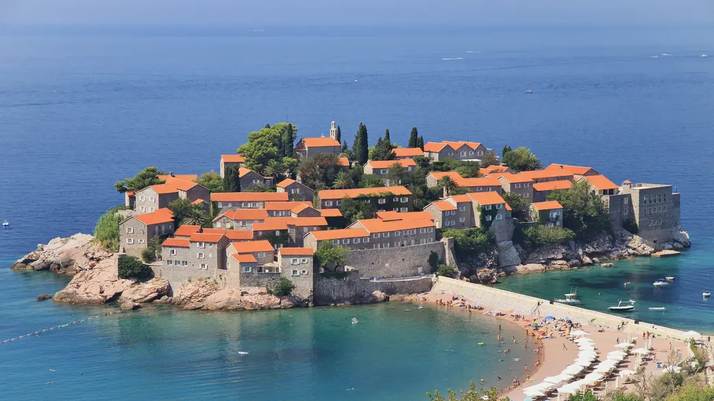 圣斯特凡 Sveti Stefan 黑山海岸线
